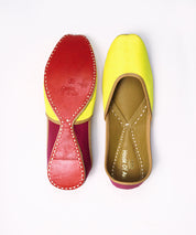 Colours Of Shigmo Jutti Genuine Leather Footwear